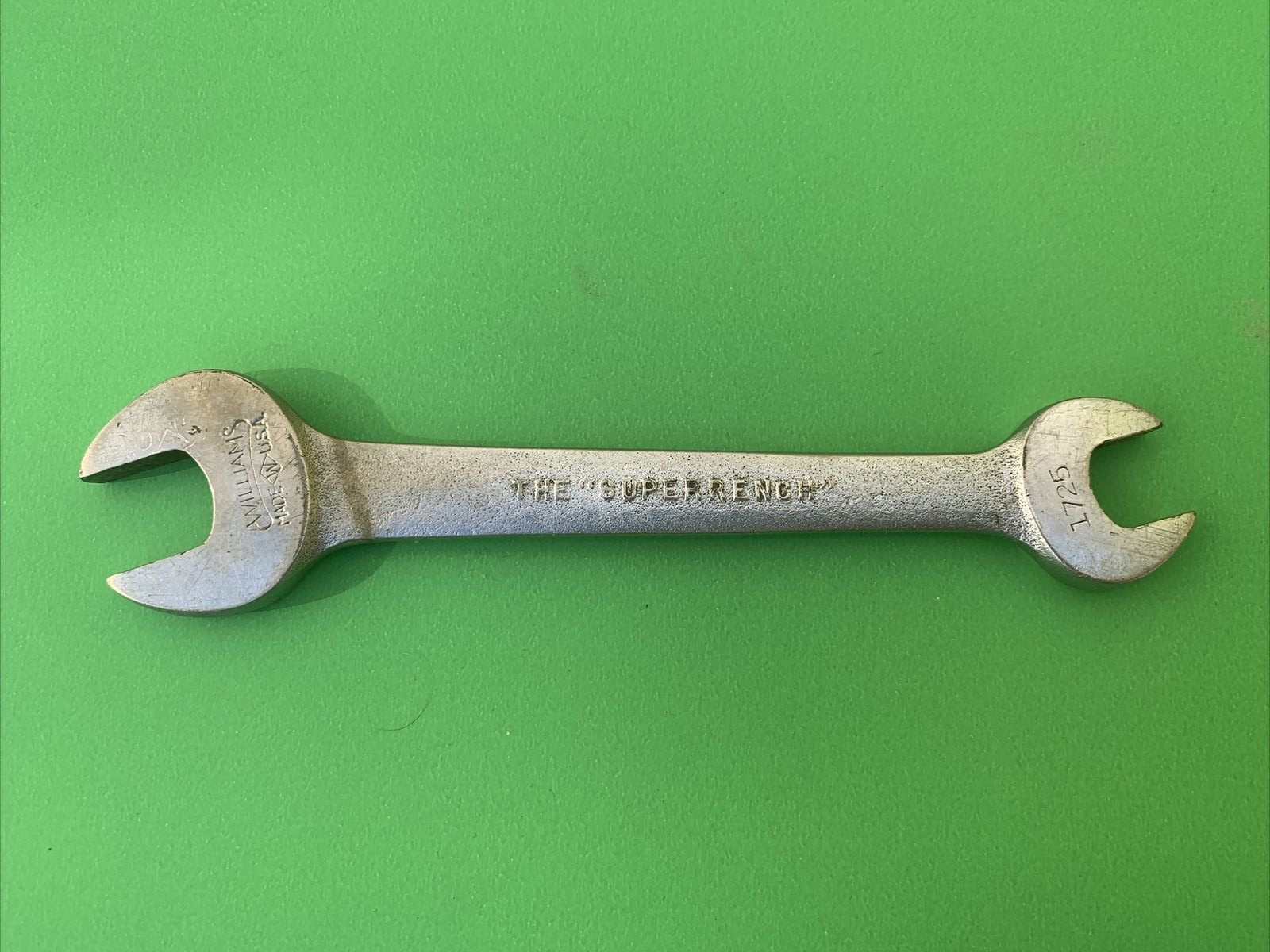 Williams Tools SUPERRENCH USA Open End Wrench SAE Sizes 1/2″ x 7/16″ Model 1725