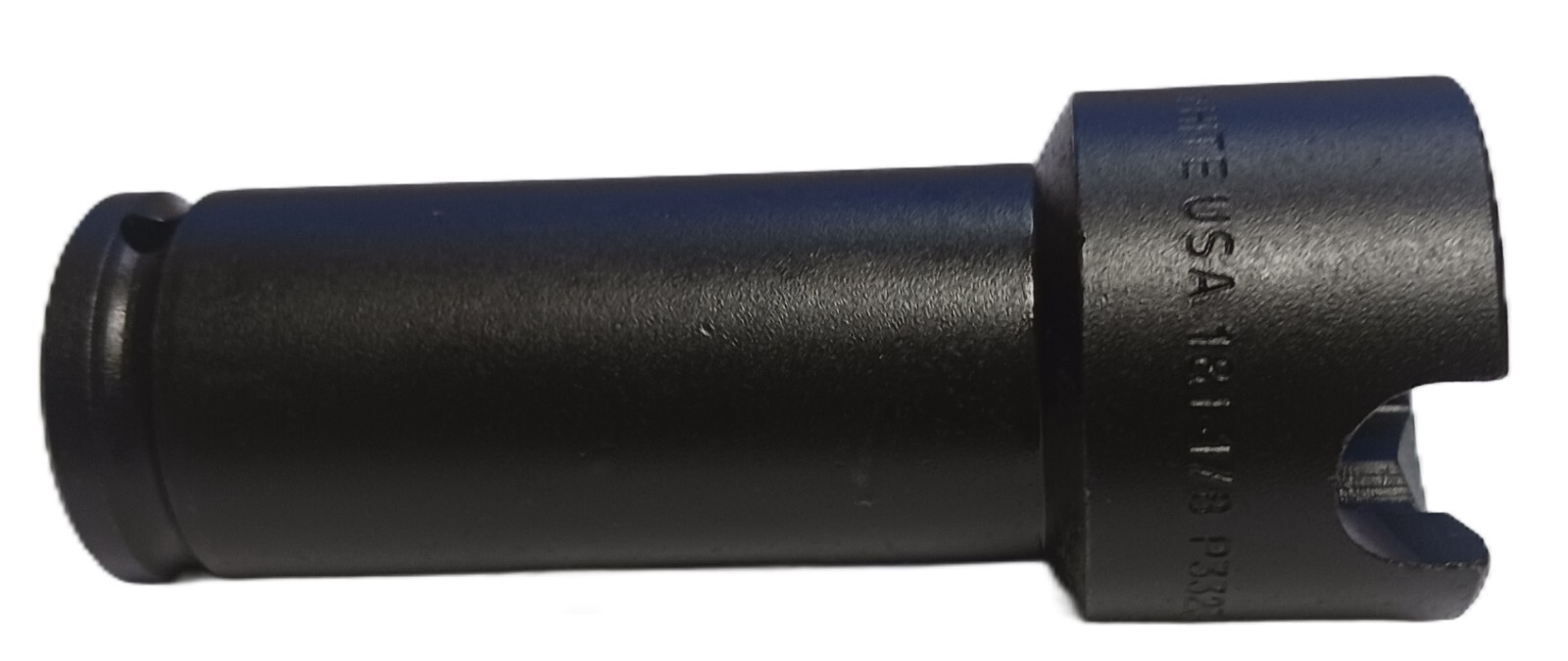 WHITE USA LINEMAN SOCKET 1/2″ DRIVE X 1″ 4PTX 1-1/8″ 4PT X 11/16″ SLOT X 5″ LONG