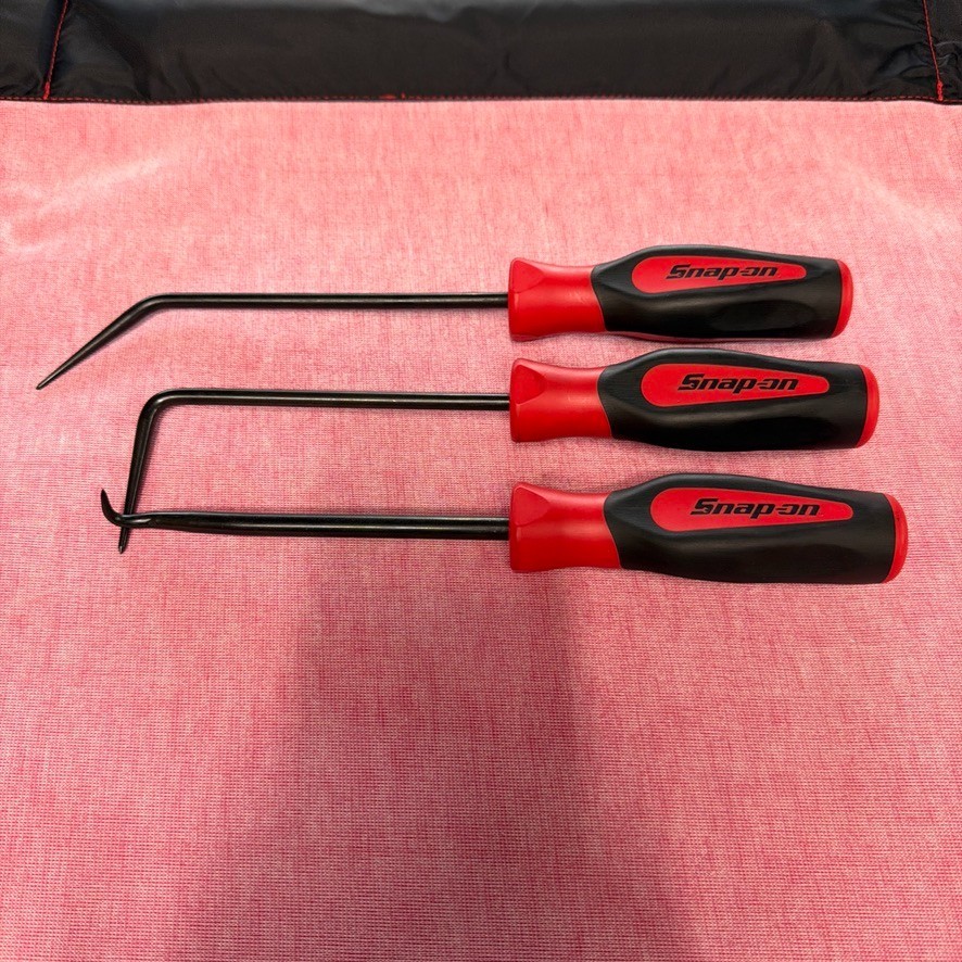 Snap On Tools SGRHTLB3B R 3 Piece Radiator Hose Pick Set Red