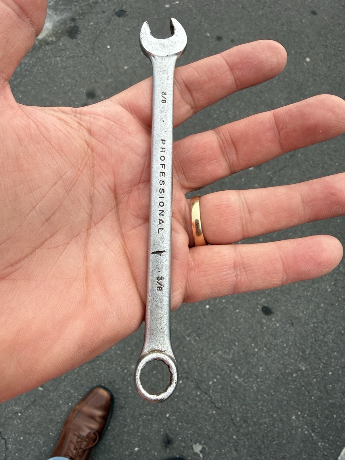 Proto Professional 3/8″ Combination Combo Wrench 1212 Open-Ended Box End