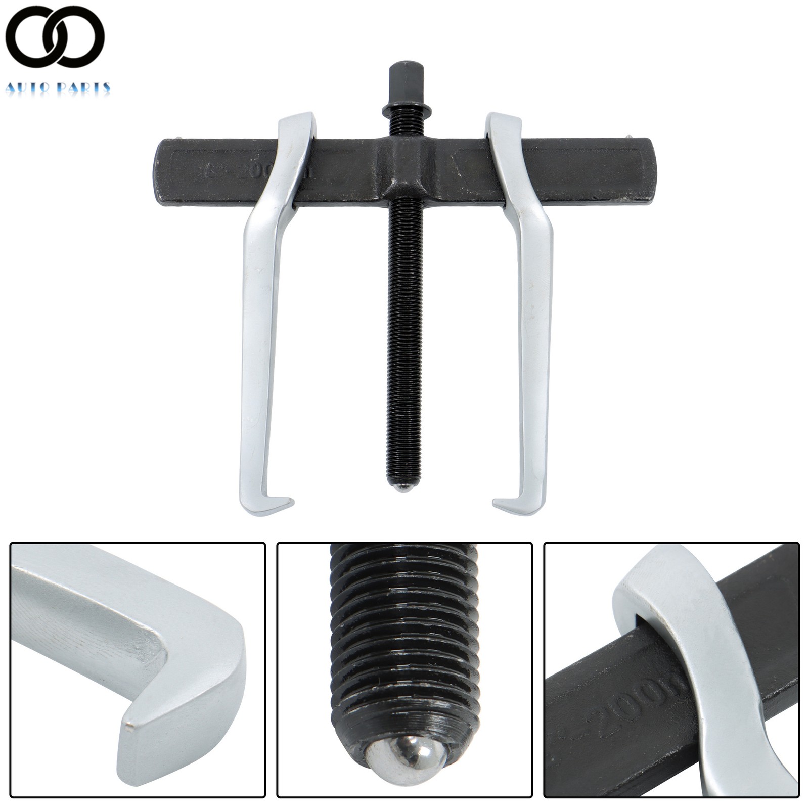 2 Jaw Gear Puller Adjustable Bearing Puller Gears Removal Tool 8/10/12 Inch