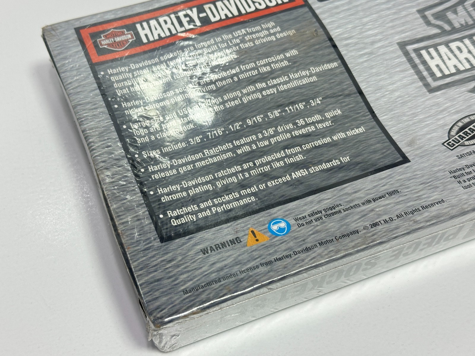 🇺🇸 Harley Davidson HD USA HDS3816 American Iron 16-Piece Socket Ratchet Set