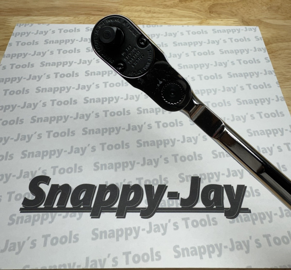 Snap-on Tools NEW BLACK 3/8″ Drive Hard Grip Multi-Position Ratchet FHD80MPBK