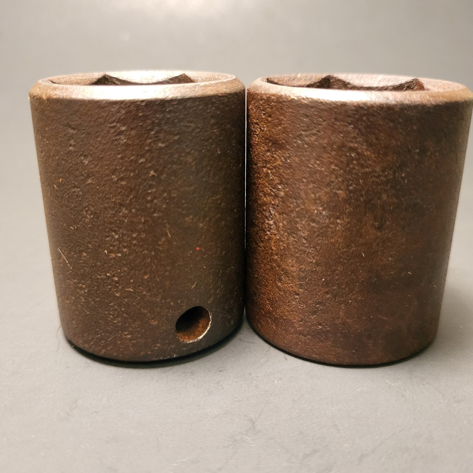 Williams impact sockets 1-1/8” & 1-1/4” 6 point 1/2” drive vintage Made in USA