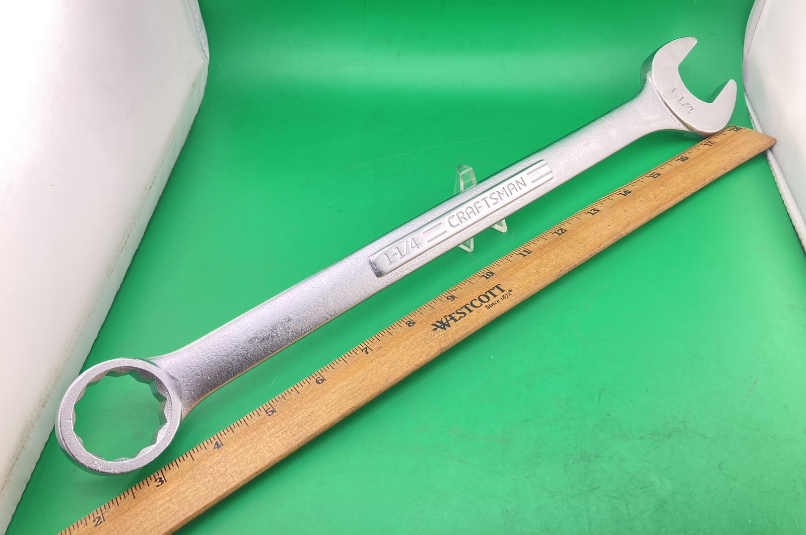 CRAFTSMAN 1-1/4″ 12 Point COMBINATION WRENCH -VV- Series 44708 Mint Condition