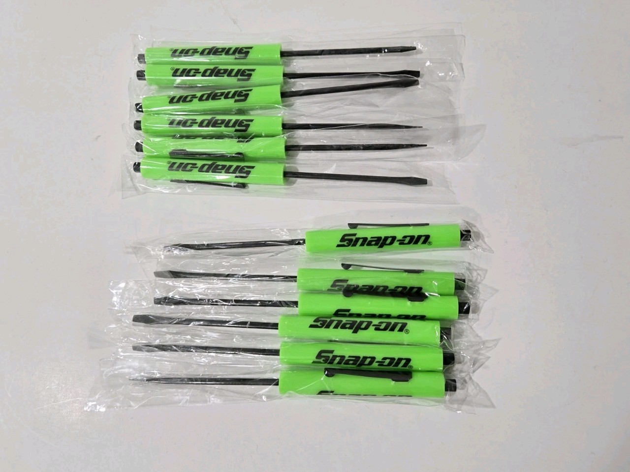 12 Snap on tools Special Edition pocket screwdrivers GREEN Promo BLACKED OUT+gft