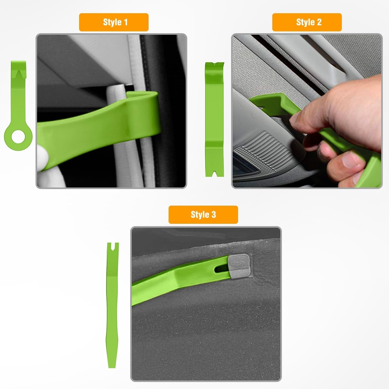 8PCS Auto Trim Removal Tool Kit No-Scratch Removal Tool Kit for Car Audio Das…
