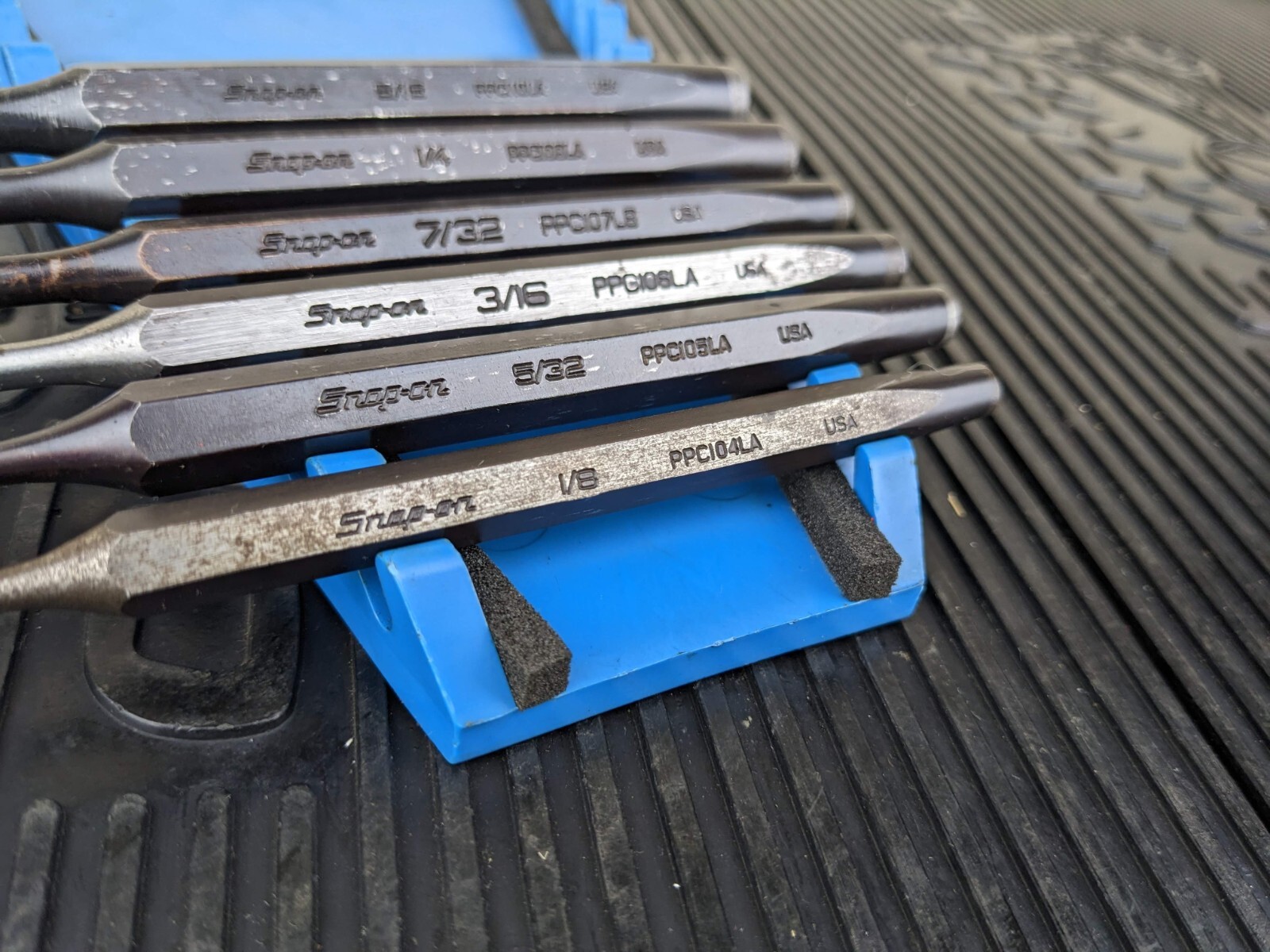 #be269 SNAP ON PPCL60BK 6 PIECE «LONG» PIN PUNCH SET