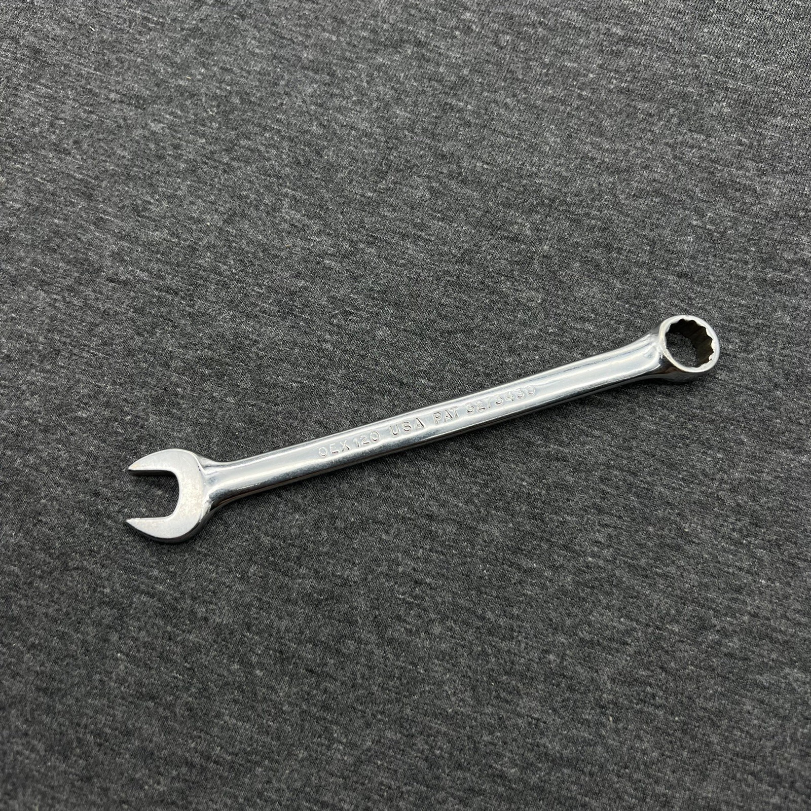 Snap On Tools 3/8” Combination Wrench 12 point OEX 120 Made In USA