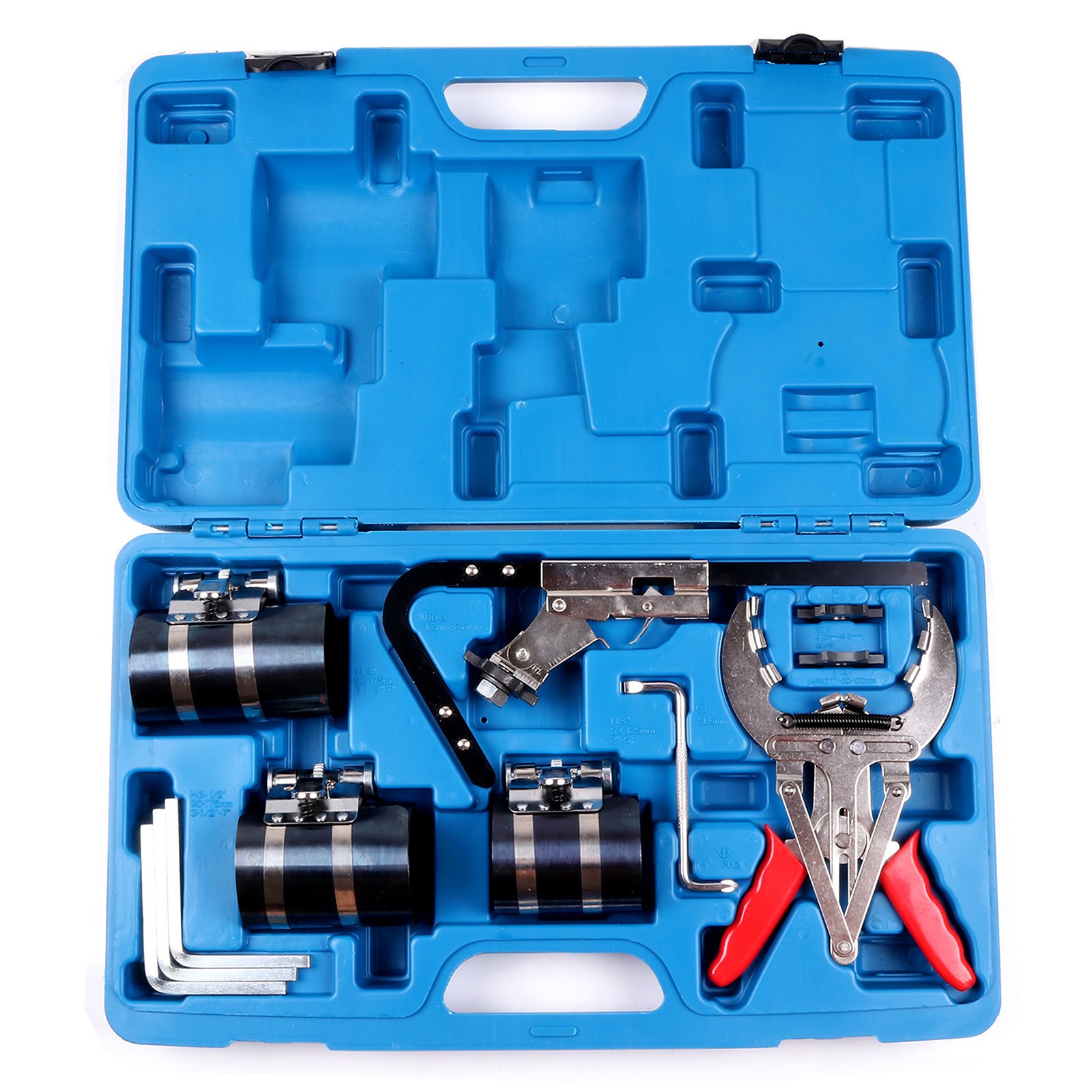 Piston Ring Service Tool Set Auto Engine Motor Cleaning Ring Expander Compressor