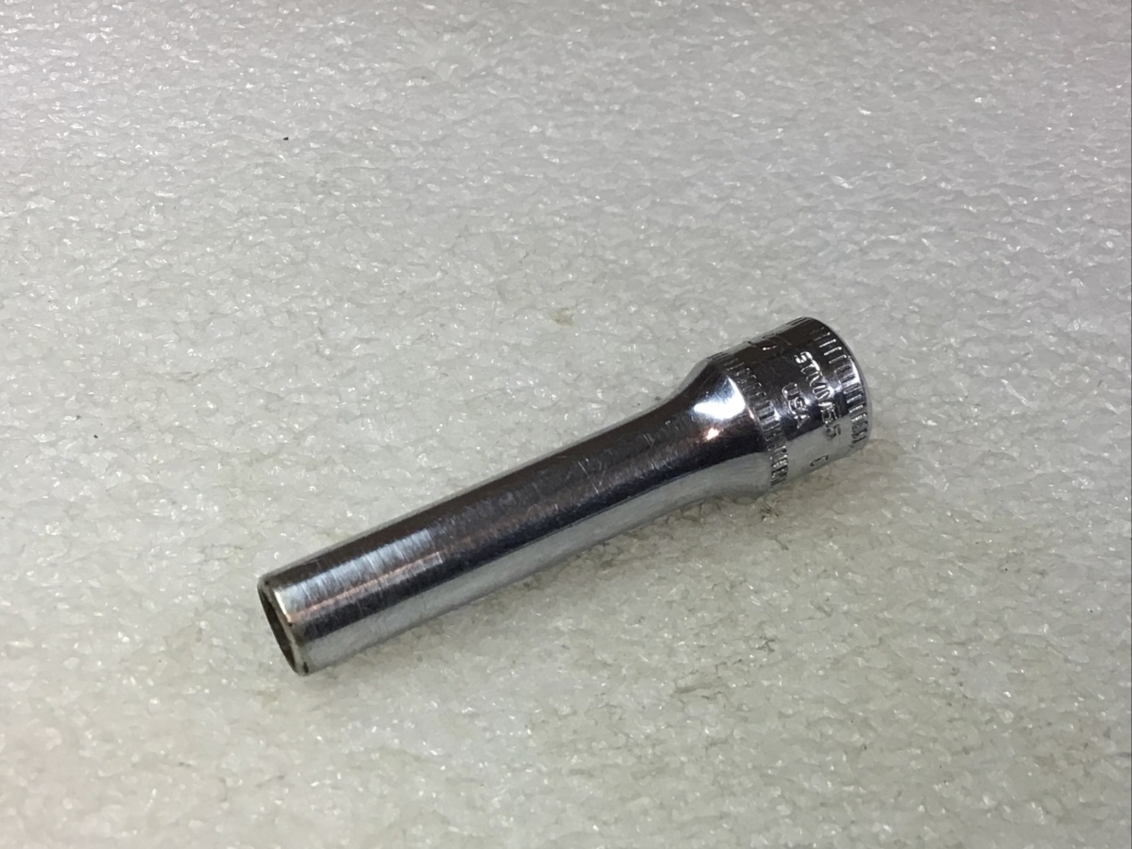Snap On#STMM5.5 – 5.5mm, Metric, 1/4″Dr., 6-Point, Chrome, Deep, Socket-USA-NICE