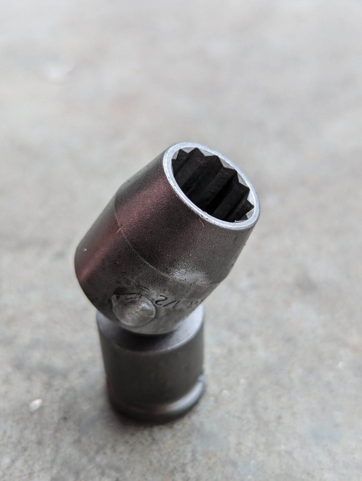 APEX SA-202-D 3/8» drive 1/2″ Hex 12pt Swivel Socket, SAE