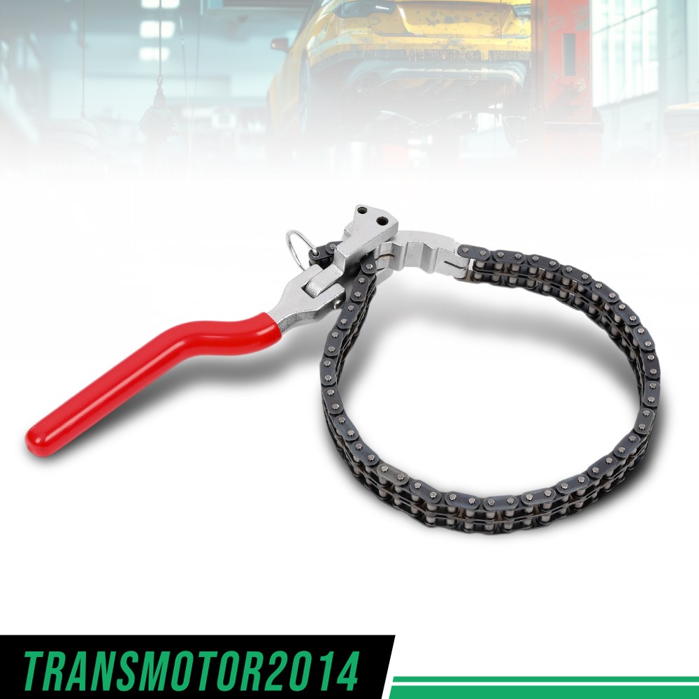 Heavy-Duty Ratcheting Chain Wrench Fittings 60-160mm Oil Filter Change Pipe