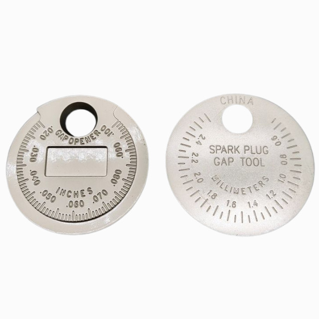 3235 Spark Plug Gapper: Coin-Style Spark Plug Gap Tool, 0.020″–0.100″ Measure X1