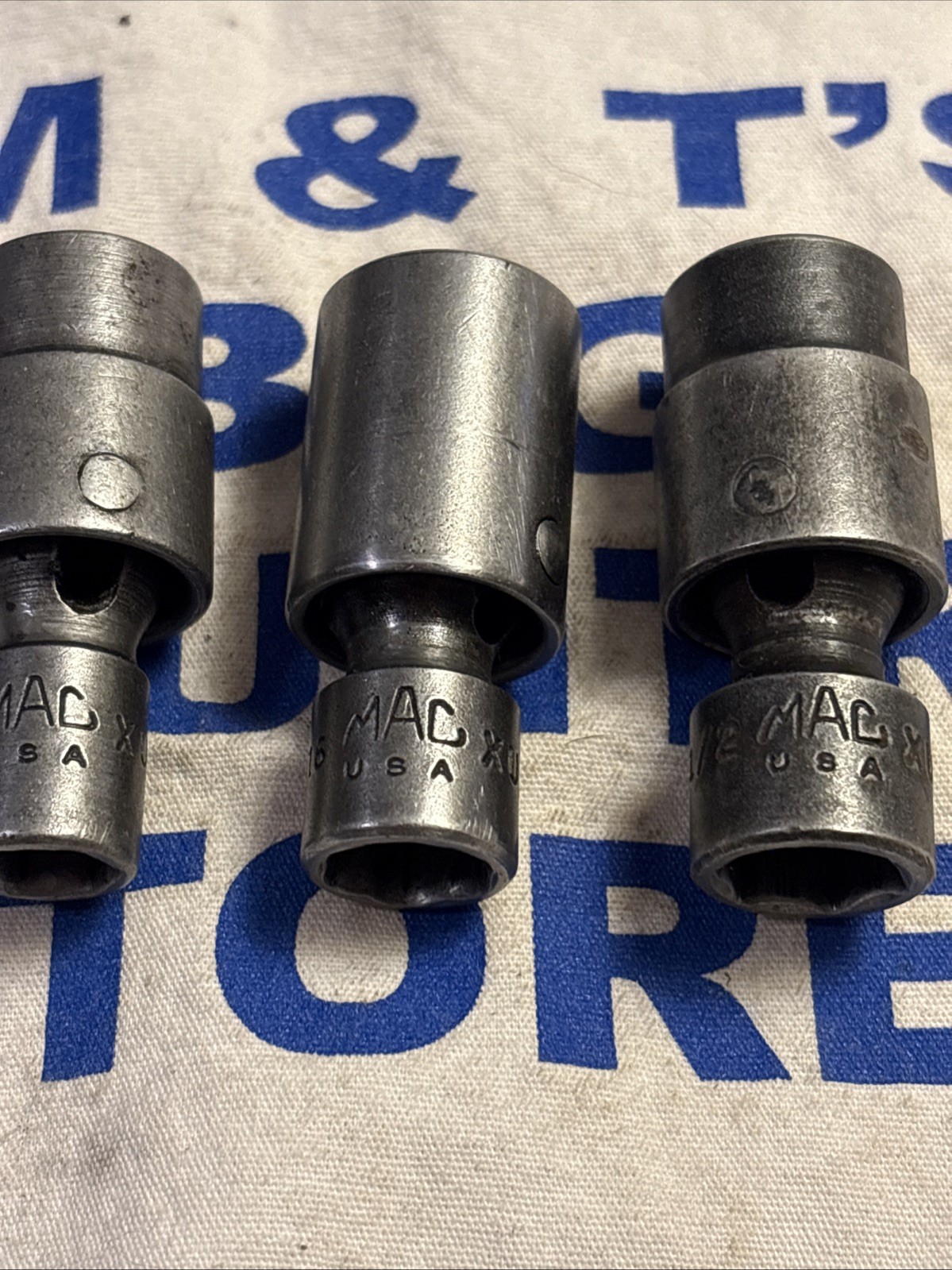 Mac Tools 3/8″ Drive 3pc 6pt SAE Impact Swivel Socket Set 3/8, 7/16, 1/2