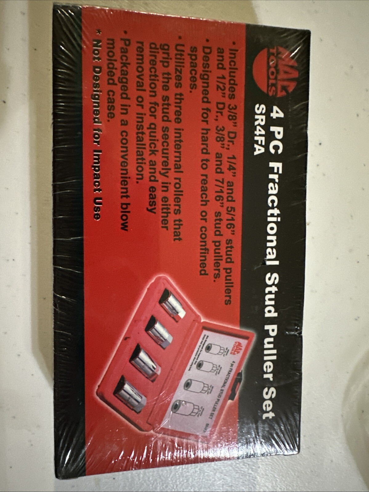 Mac Tools Four Piece, Fractional Stud Puller Set Sr4Fa ￼
