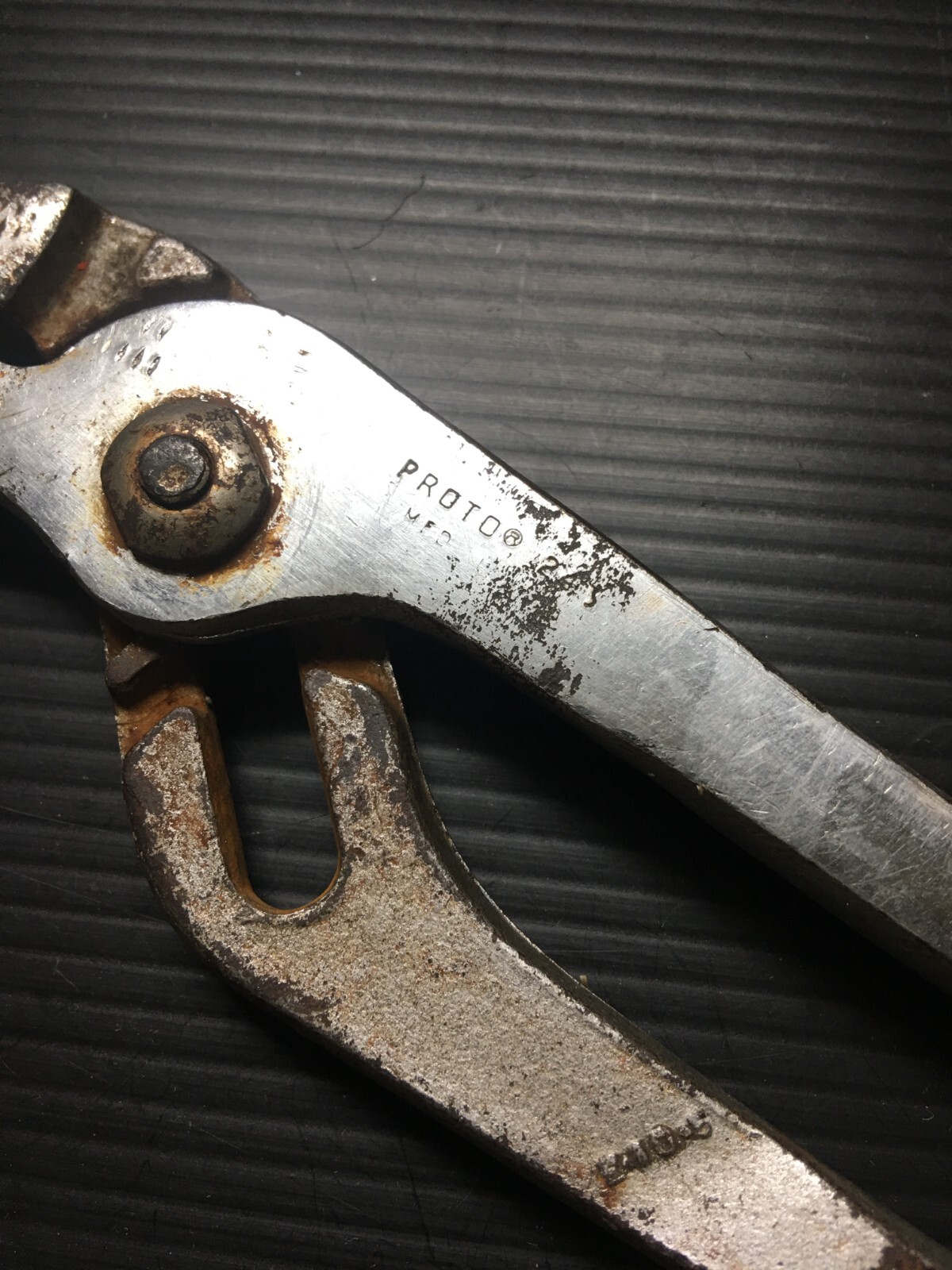 Vintage 1970s Proto 243 Tongue And Groove Slip Joint Pliers, Made in USA 10″L
