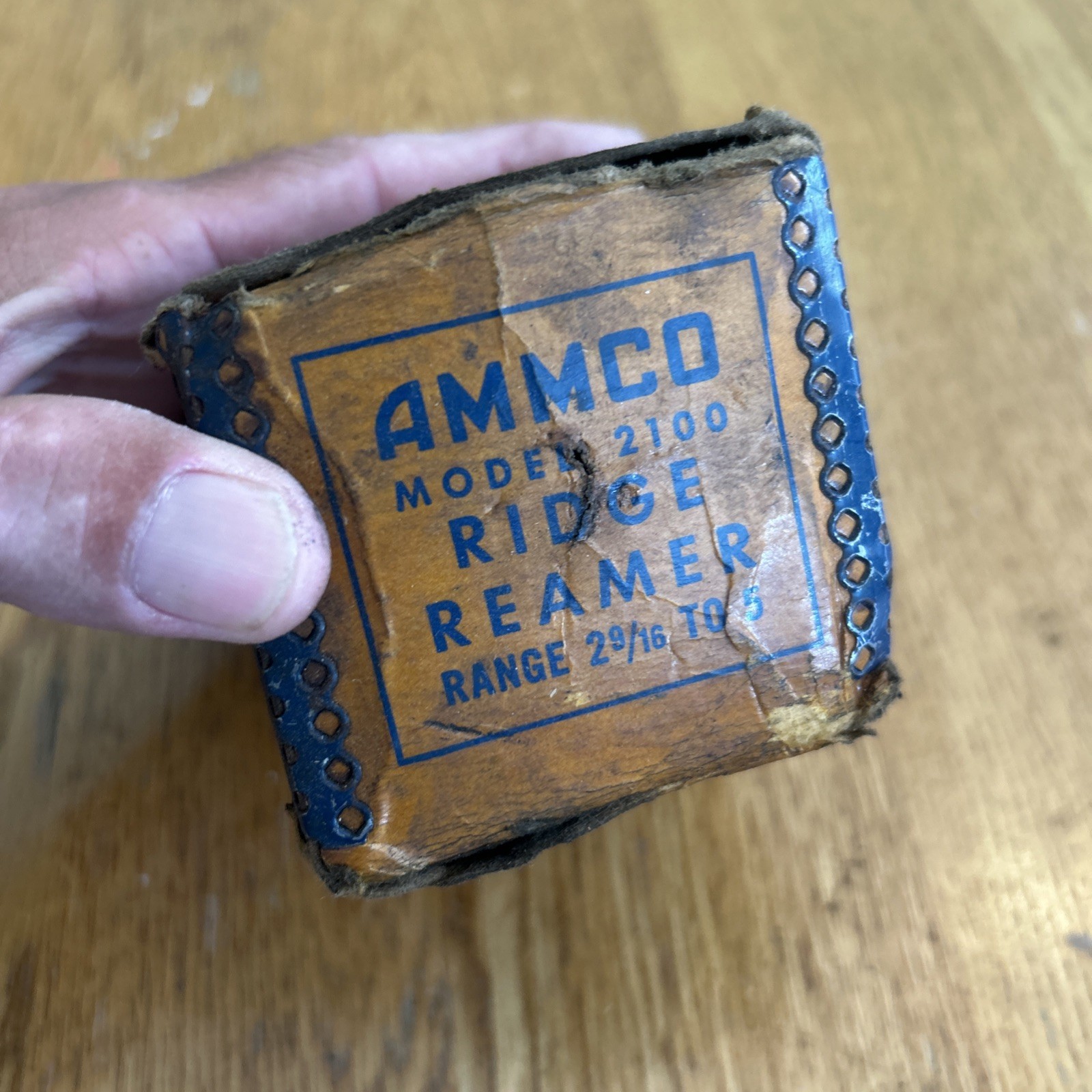 Vintage Box Ammco Model 2100 Ridge Reamer Tool Range 2 9/16” to 5 USA