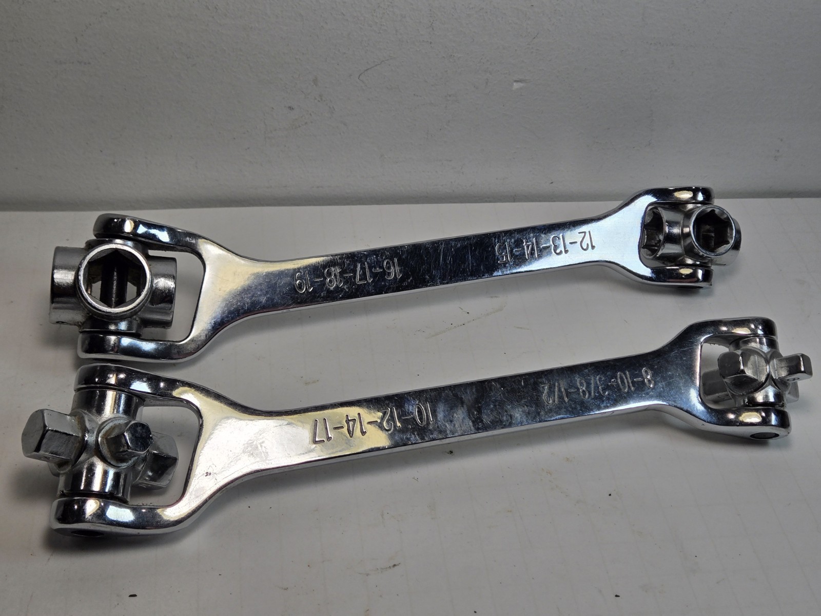 Pair of CTA Tools 2495 & 2497 8 in 1 Socket Wrenches Hex Wrench