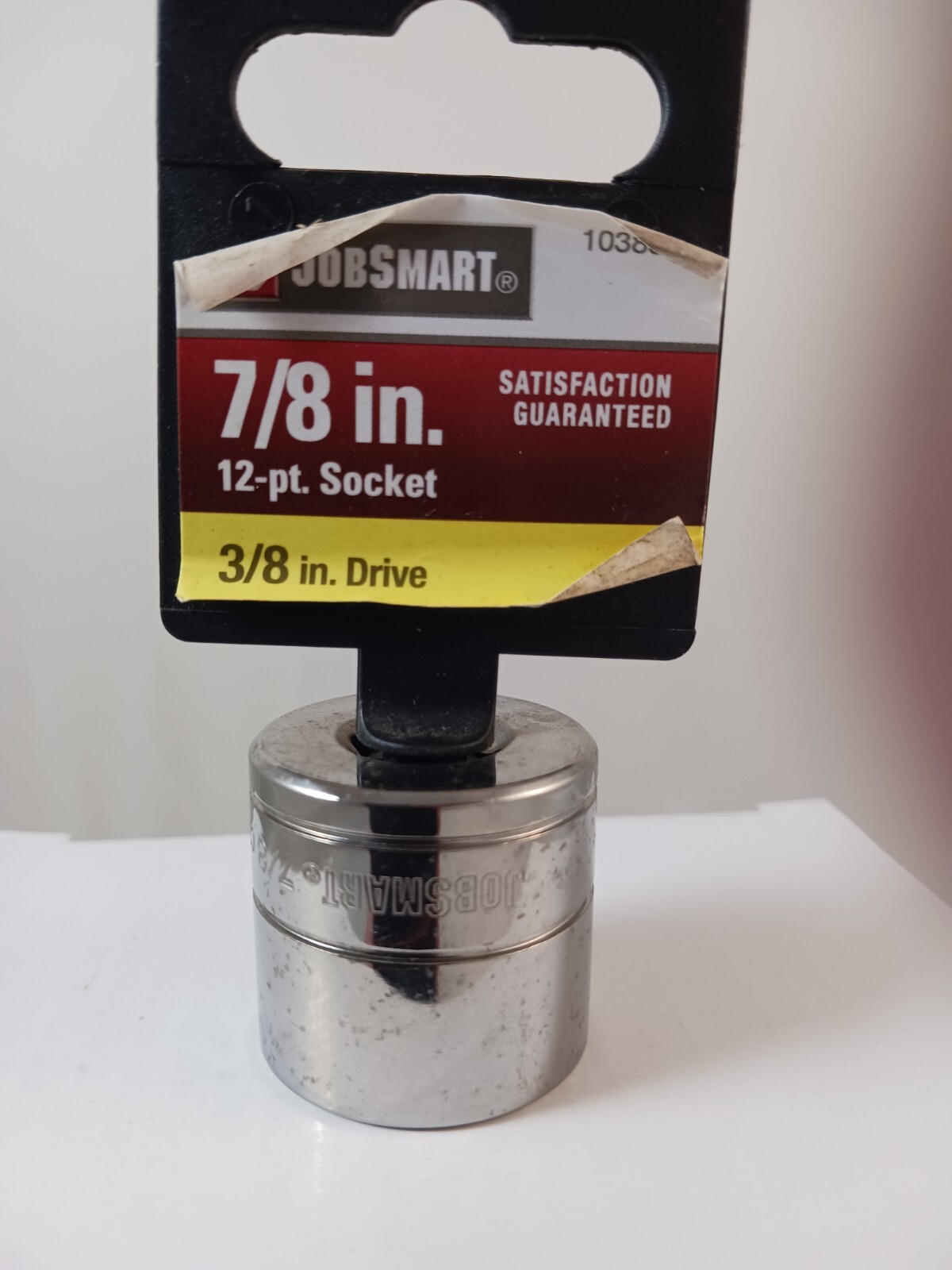Jobsmart 7/8″, 12 Point, 3/8” Drive, Chrome Socket, 1038334