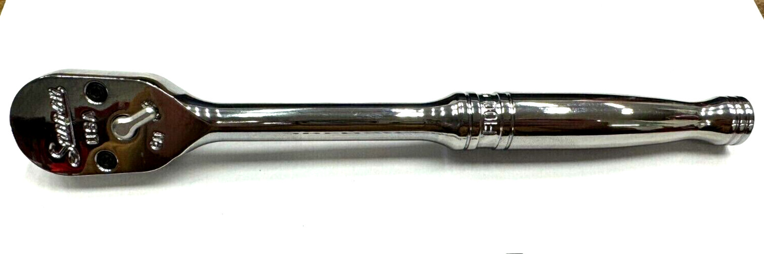 SNAP ON TOOLS USA F100 3/8″ Drive 100 TOOTH Standard Handle Chrome Ratchet NEW