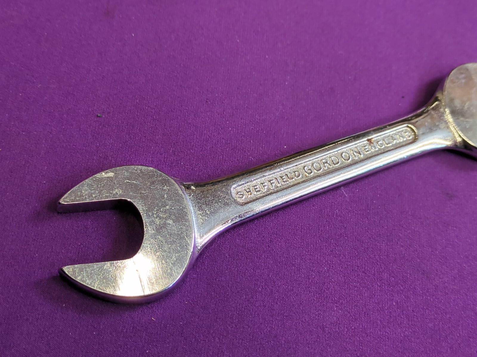 Gordon 3/8″ x 11/16″ AF, Chrome Vanadium, Open Ended Spanner, Sheffield England