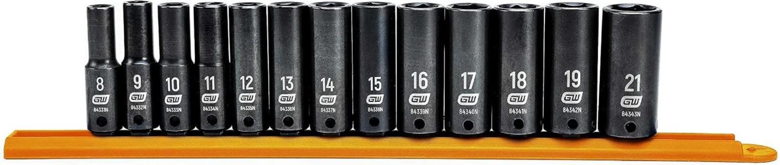 13 Pc. 3/8″ Drive 6 Pt. Deep Impact Socket Set, Metric – 84914N