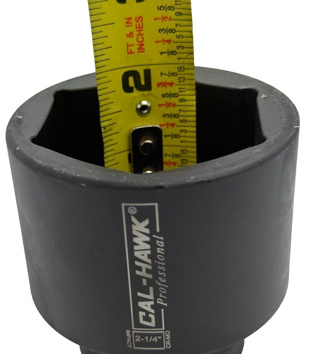 1″ Drive x 2-1/4″ IMPACT SOCKET 6 POINT Heavy Duty CR-MO