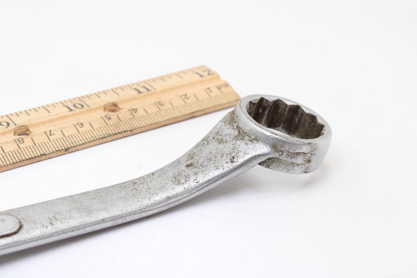 S-K LECTROLITE B-2628 13/16″x7/8″ 13″ Long SAE Chrome Offset Box End Wrench USA