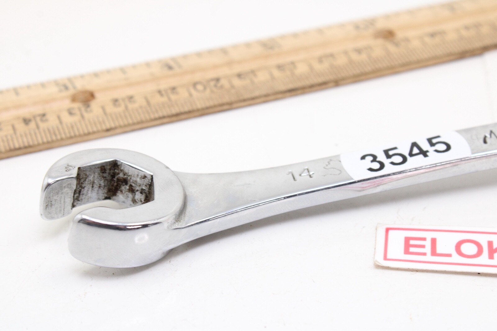 MAC Tools OHBM1314 13mm x 14mm 6 Point Metric Line/Flare Nut Wrench Chrome USA