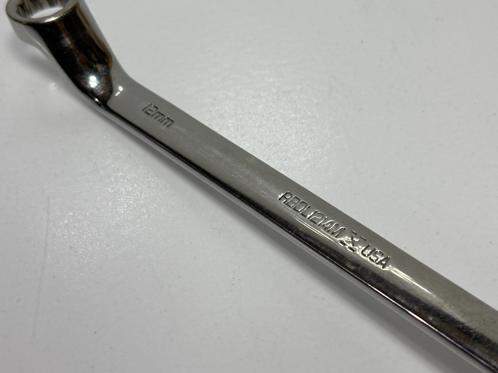 🇺🇸 Matco Tools USA RBDL1214M 12mm 14mm Deep Offset Chrome Box End Wrench 12 PT