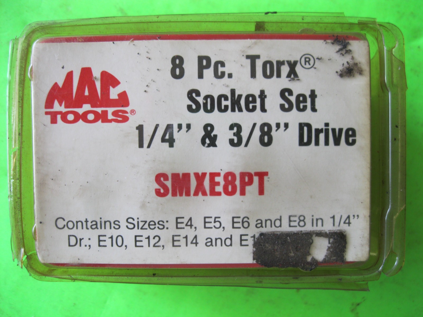 8 Pc Mac Tools Inverted Torx Impact Sockets E4-E16