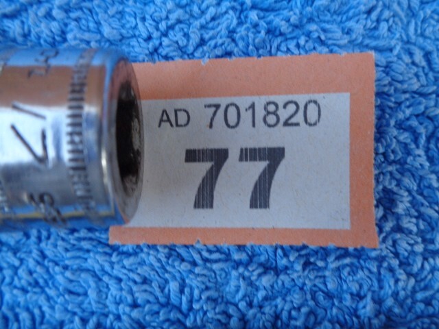 Chrome Vanadium 1/2″ Drive 17mm Hex, 78mm Long Deep Socket LOT #77