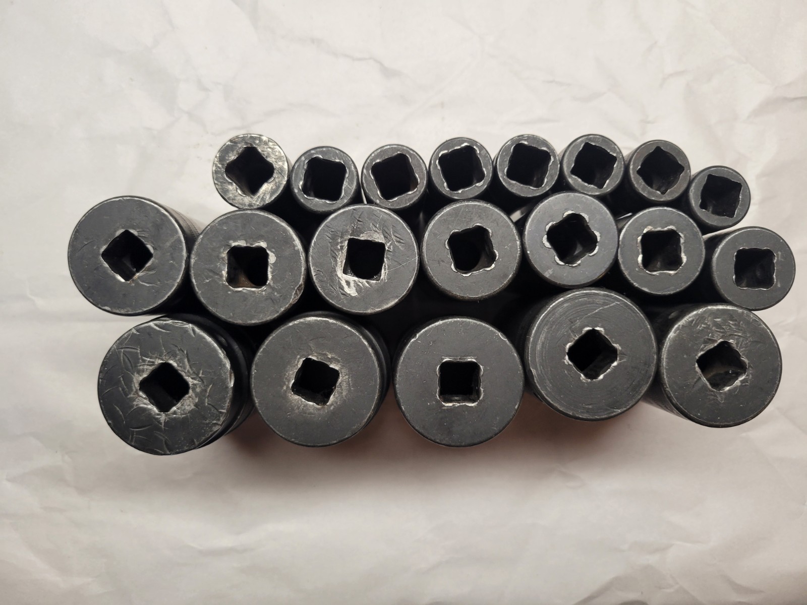 Snap On 20pc 1/2 Drive Impact 6pt Deep Socket Set SIMM METRIC SERIES