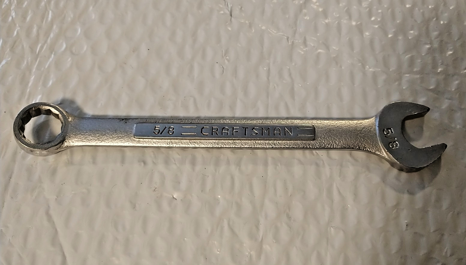 CRAFTSMAN TOOLS USA VV44697, 5/8″ COMBINATION WRENCH, 7.75″ LONG, 12 POINT.