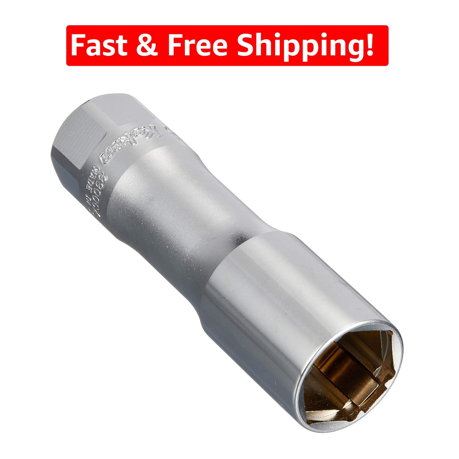 Ko-ken 3300CZ-16 16mm Spark Plug Socket – Durable Alloy Steel with Hex Head