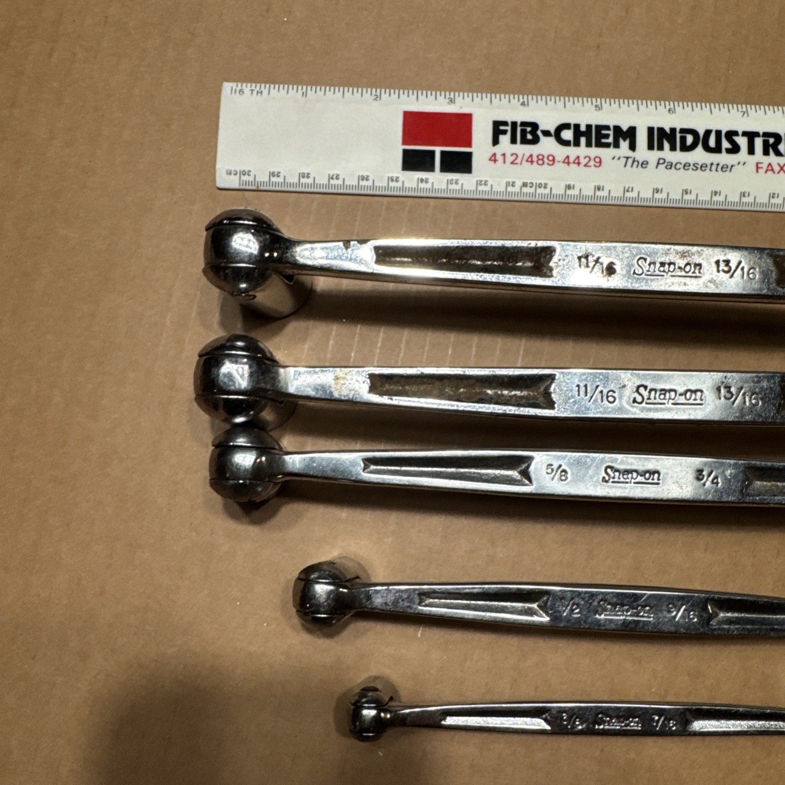 Lot Snap-On 1/2′ 9/16′ 11/16 13/16 5/8 3/4 3/8 Double Flex Head Socket Wrench W1