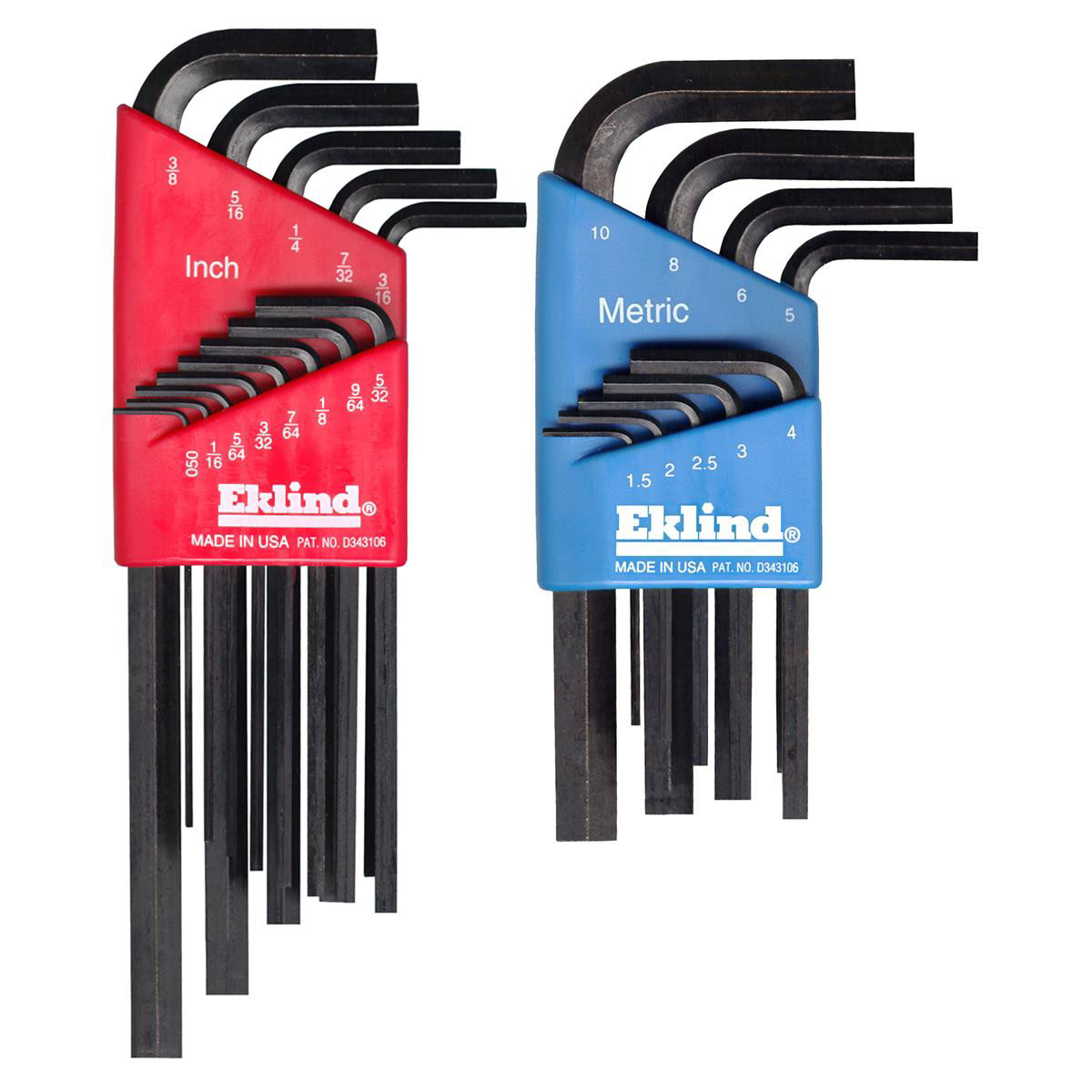 Eklind Tool 10022 22 Piece Combination Short & Long Hex-L Hex Key Sets