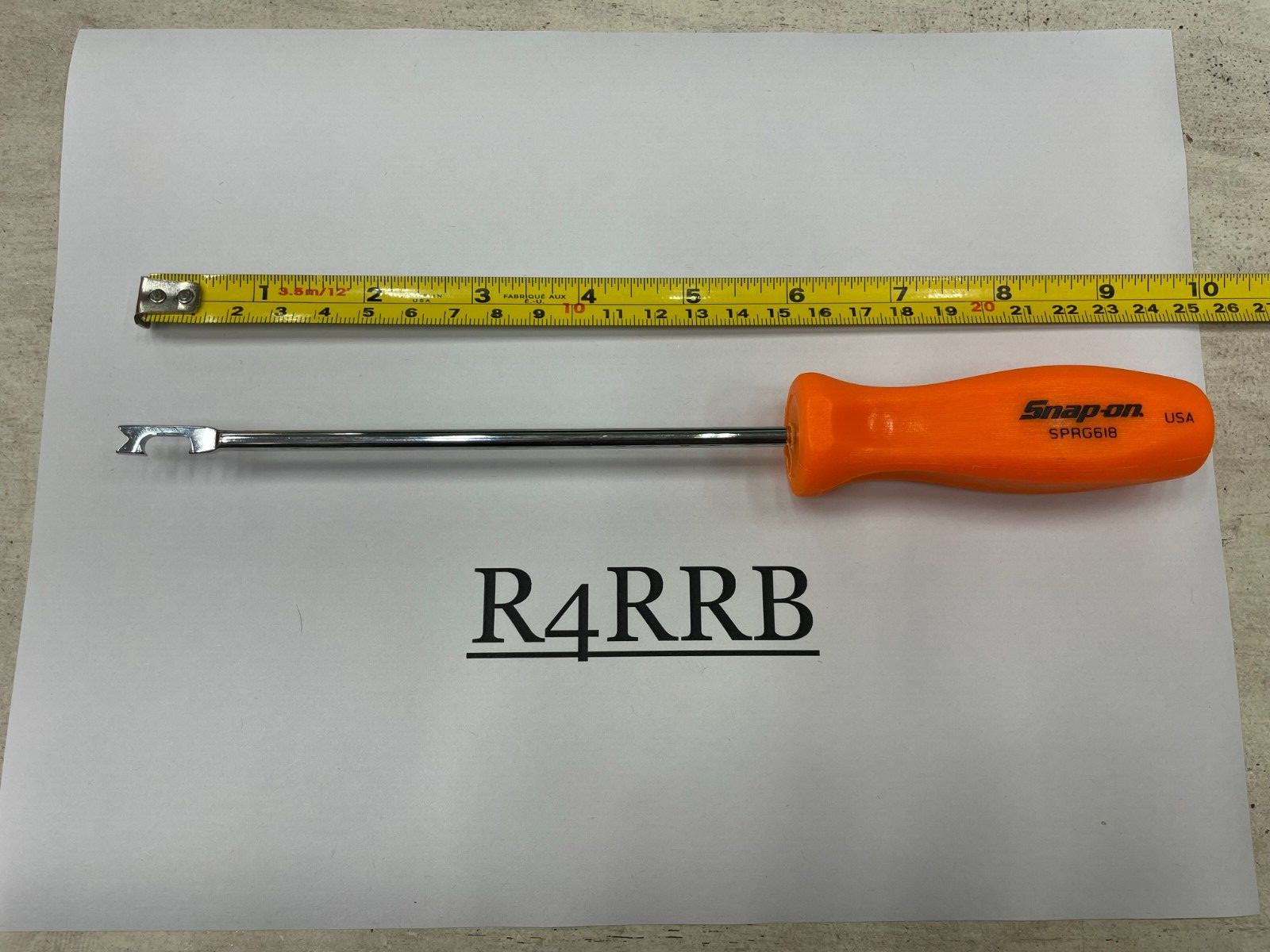 Snap-on Tools USA NEW 2pc ORANGE Hard Handle Push-Pull Spring Tool Lot Set