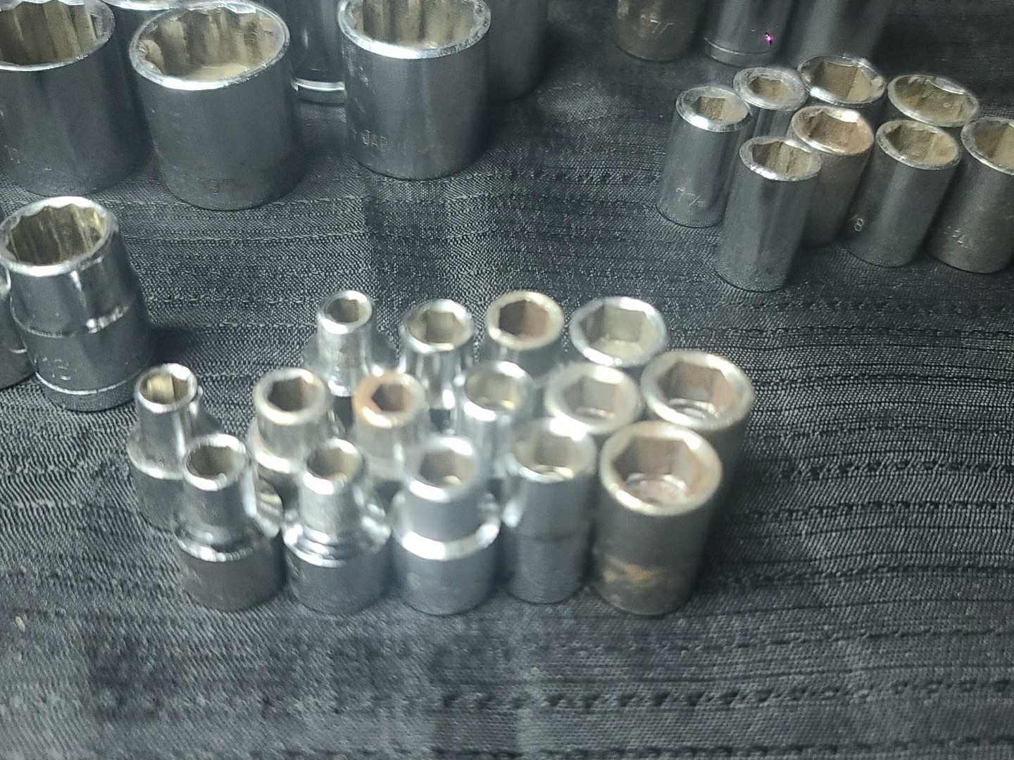 Assorted Socket Set/Mixed Bundle Lot Metric/SAE, Unbranded Japan