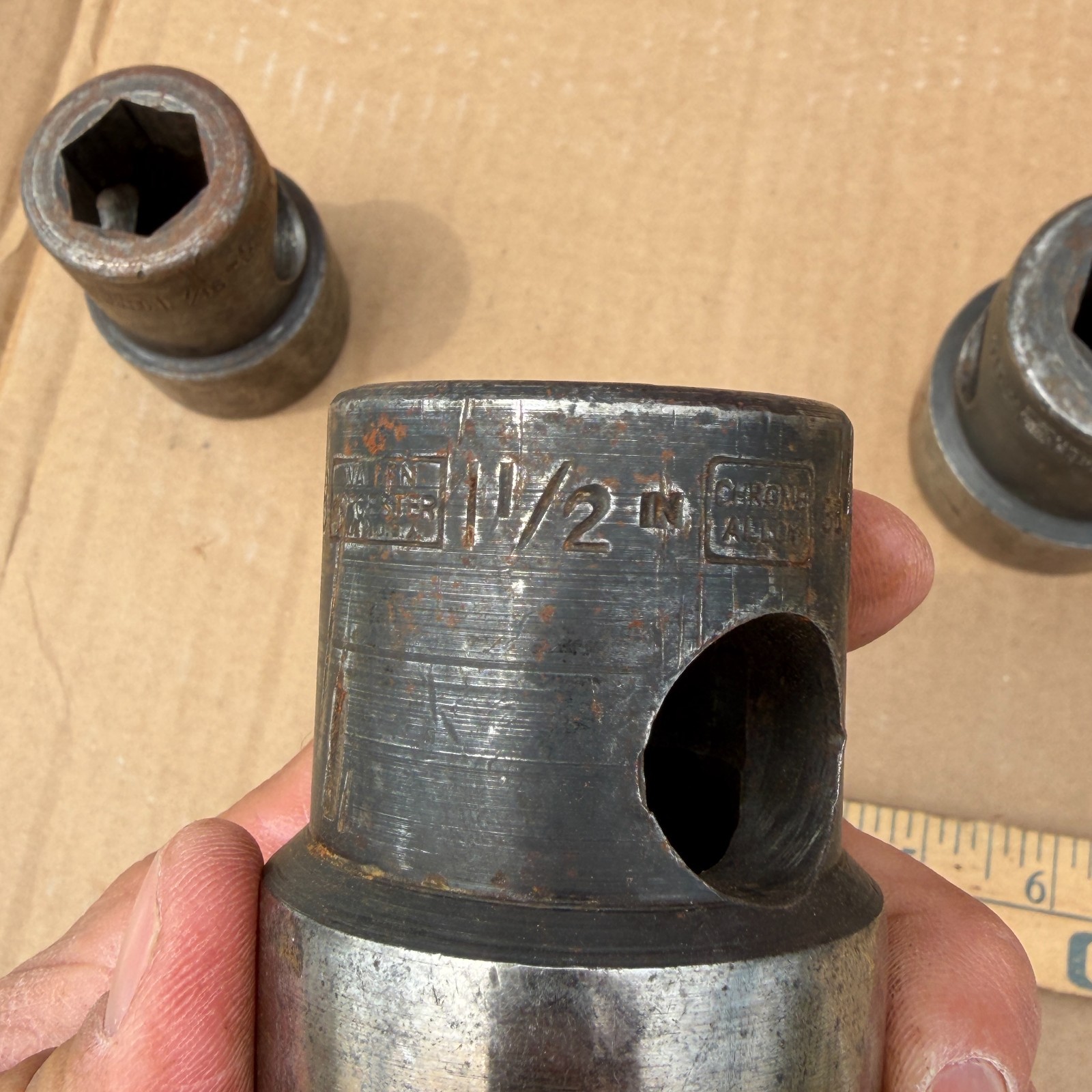 Walden-Worcester 546-570 1″ Hex Drive 1 7/16″-2″ Alloy Socket – 6 pc set