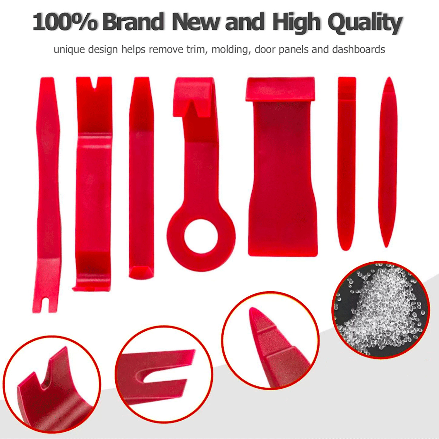 13 Auto Trim Removal Tool Kit Car Panel Door Dashboard Fastener Remover Pry Set
