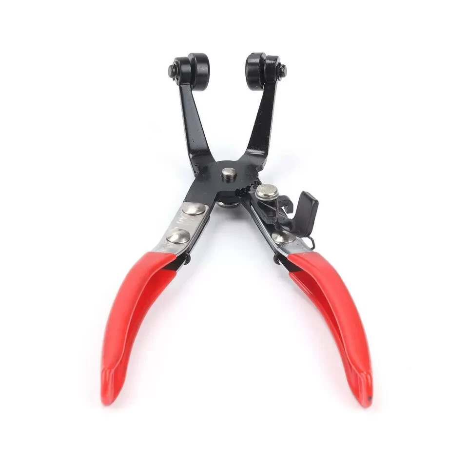 220 mm Angled Hose Clamp Clip Pliers For Fuel & Coolant Pipe Spring Clips 2585