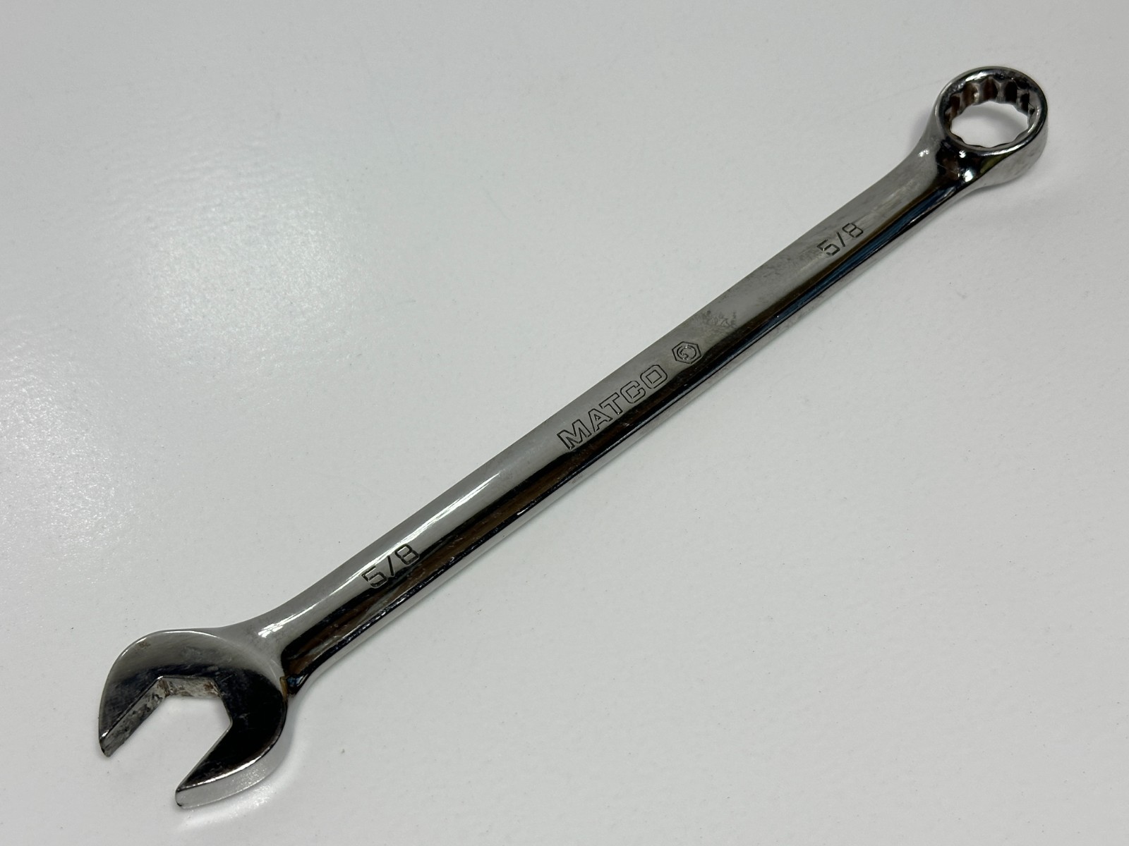 Matco Tools USA RCL202 5/8″ Long Chrome Combination Wrench, 12 Point