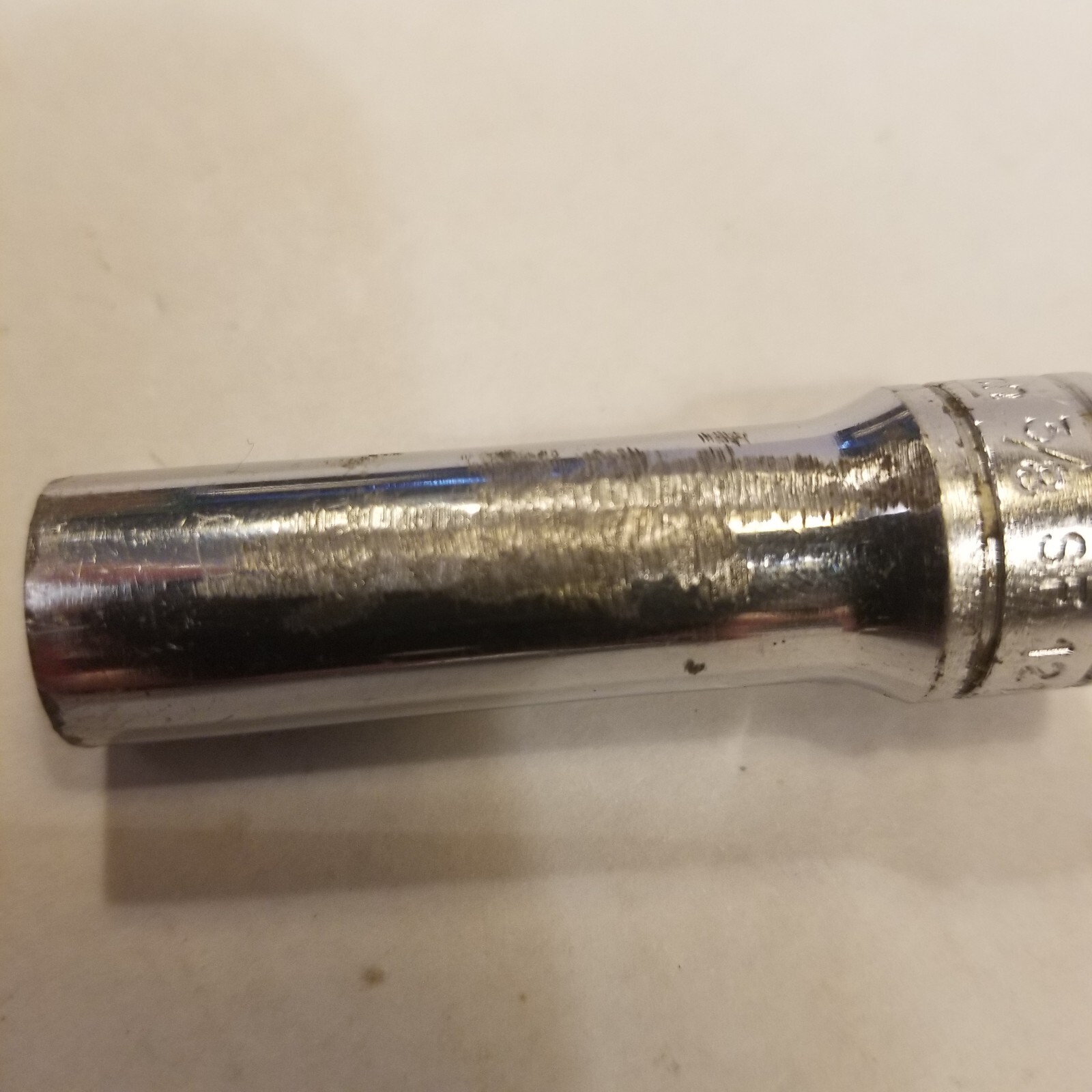 2 Snap-On Sockets 3/8″ Drive Deep 12 Point 3/4″ SF241 And 3/8″ SF121