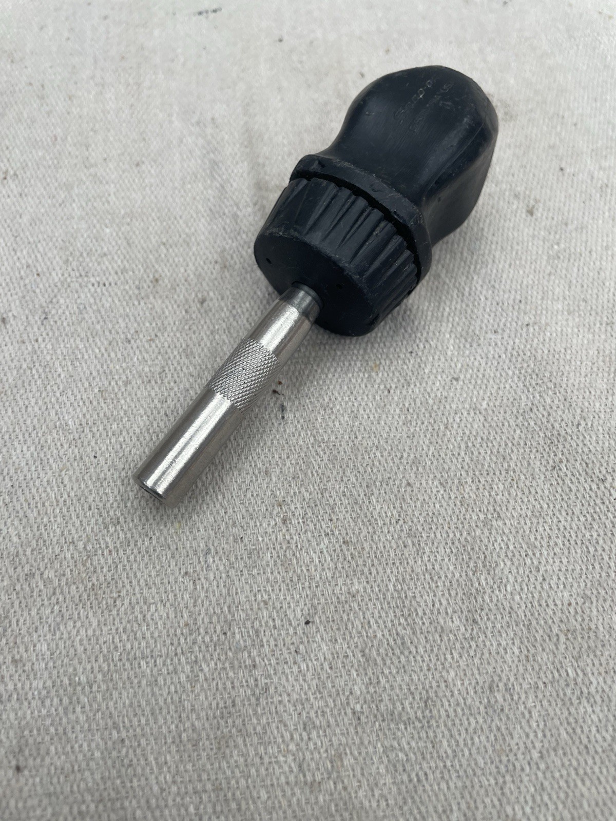 Snap-On SSDMR1A Black Stubby Ratcheting Magnetic Screwdriver USA