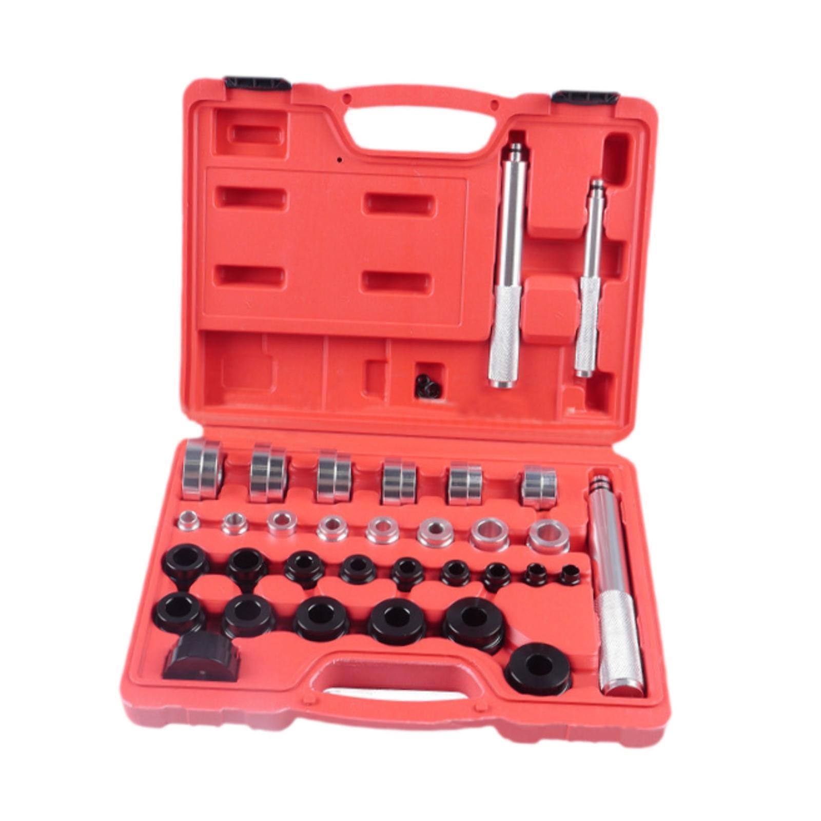 33 Pieces Master Bushing Driver Set Portable Professional 3 Sizes Handles Sturdy