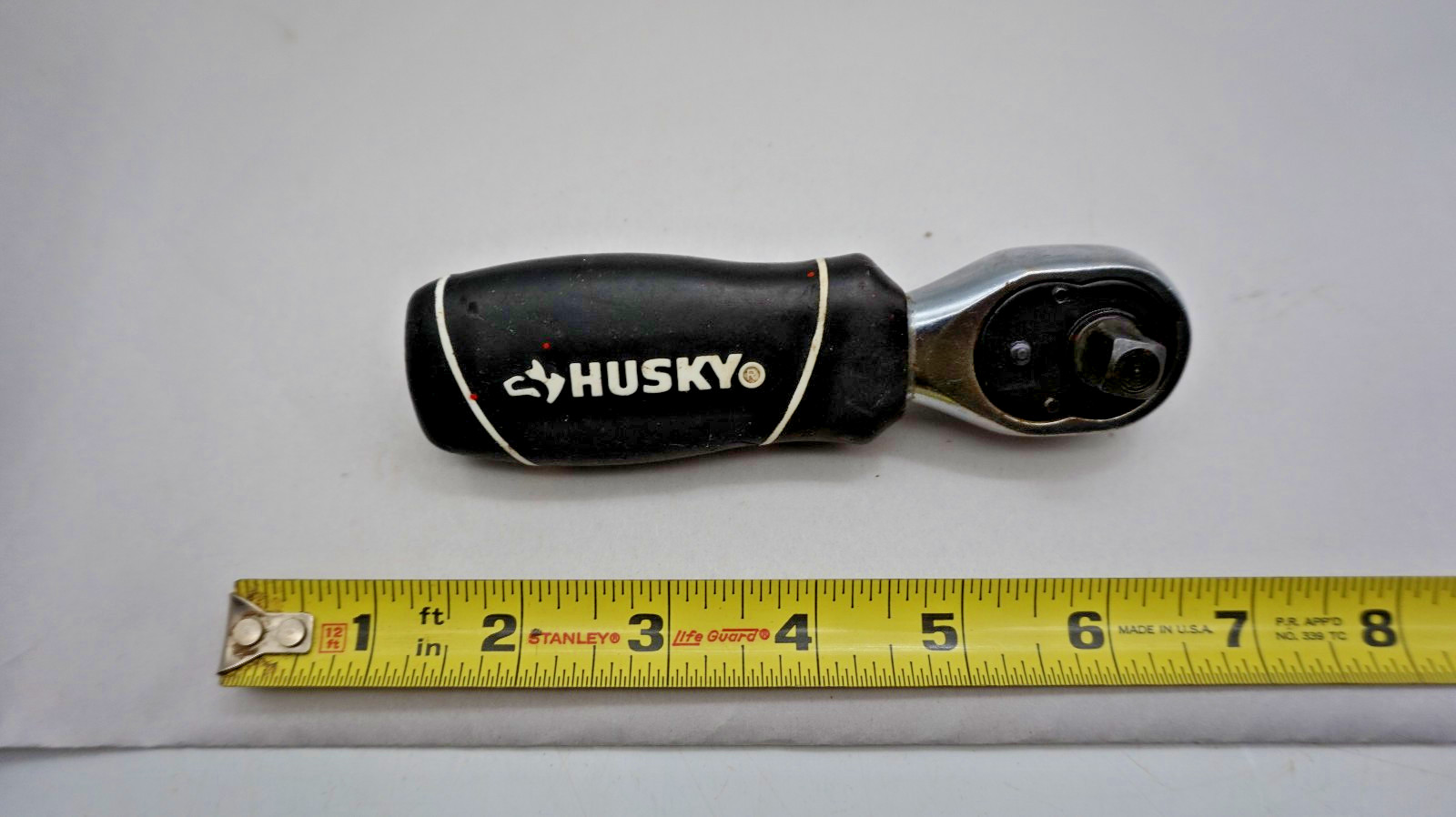 HUSKY DUAL DRIVE 1/4″ & 3/8″ REVERSIBLE STUBBY RATCHET free ship USA only