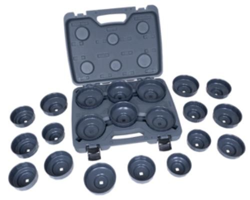 Lisle 61460 21 Piece Hd End Cap Oil Filter Wrench Set