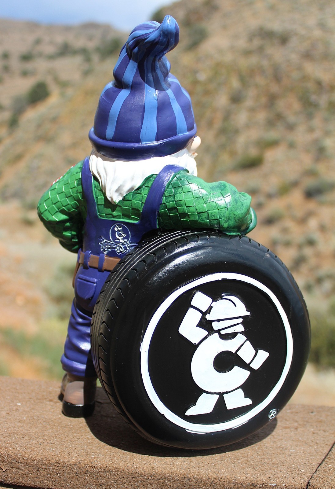 CORNWELL TOOLS – 2026 – GNOME with TIRE – NEW IN BOX – 11 1/2″ tall – CGGNOME2